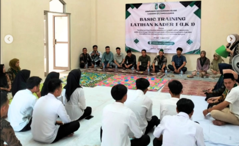 Ketua Bawaslu Kabupaten Tanggamus Hadiri Basic Training LK 1 HMI Cabang Tanggamus