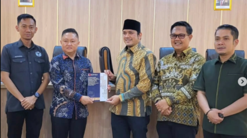 BAWASLU TANGGAMUS GELAR PENYERAHAN LAPORAN AKHIR DIVISI SDMO
