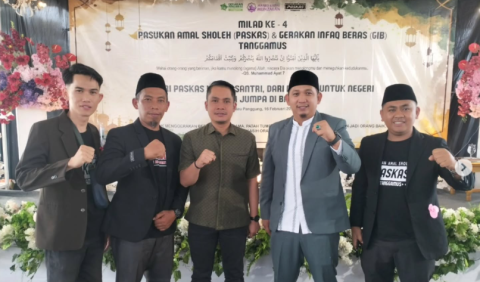 Ketua Bawaslu Tanggamus Hadiri Milad ke-4 Pasukan Amal Shaleh (PASKAS) Kabupaten Tanggamus