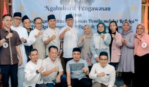 Ketua dan Anggota Bawaslu Kabupaten Tanggamus Hadiri “Ngabuburit Pengawasan” Bersama Bawaslu Provinsi Lampung