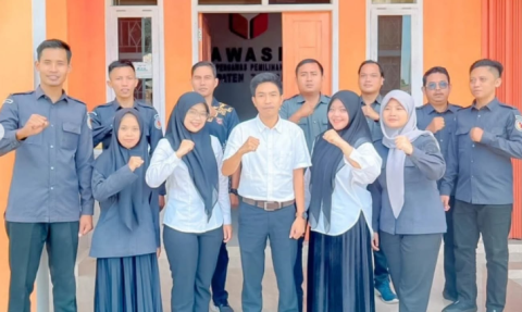 Bawaslu Kabupaten Tanggamus Gelar Apel Rutin Hari Senin, Perkuat Disiplin dan Sinergi Internal