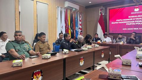 Bawaslu Tanggamus Ikuti Sosialisasi PKPU Nomor 3 Tahun 2025 dan Rakor Pemutakhiran Data Parpol