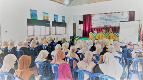 Bawaslu Tanggamus Jadi Narasumber Pelatihan Darul Arqom Nasyiatul Aisyiyah 1 di Gisting