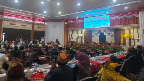 Anggota Bawaslu Tanggamus Hadiri Rapat Paripurna Istimewa HUT ke-29 Kabupaten Tanggamus