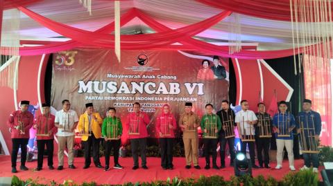 Bawaslu Tanggamus Hadiri Pendidikan Politik dan MUSANCAB PDI Perjuangan, Perkuat Sinergi Demokrasi