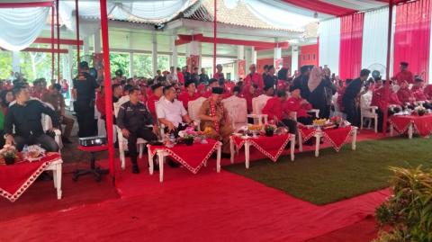 Bawaslu Tanggamus Hadiri Pendidikan Politik dan MUSANCAB PDI Perjuangan, Perkuat Sinergi Demokrasi