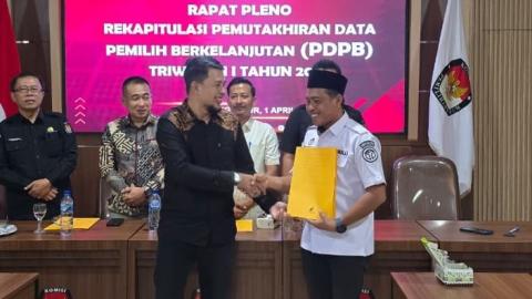 Bawaslu Tanggamus Hadiri Rapat Pleno PDPB Triwulan I Tahun 2026, Dorong Akurasi dan Validitas Data Pemilih