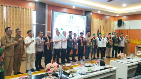 Bawaslu Tanggamus Hadiri Pelantikan Pengurus HMI Cabang Tanggamus Periode 2026–2027