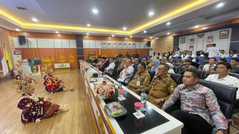 Bawaslu Tanggamus Hadiri Pelantikan Pengurus HMI Cabang Tanggamus Periode 2026–2027