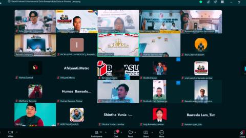 Bawaslu Tanggamus Perkuat Kehumasan melalui Evaluasi Publikasi dan Keterbukaan Informasi Publik