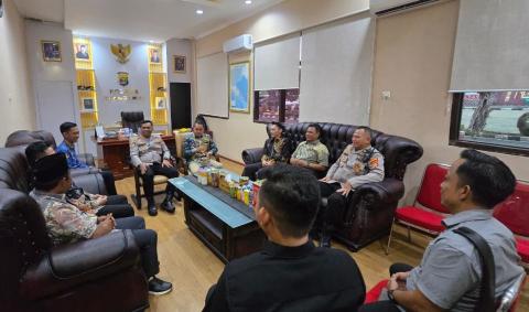 Bawaslu Kabupaten Tanggamus Audiensi dengan Kapolres Tanggamus Bahas Penguatan Pengawasan Non-Tahapan