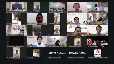 Bawaslu Tanggamus Ikuti Kick Off Pendidikan Pengawas Partisipatif 2026, Perkuat Peran Masyarakat dalam Mengawal Demokrasi