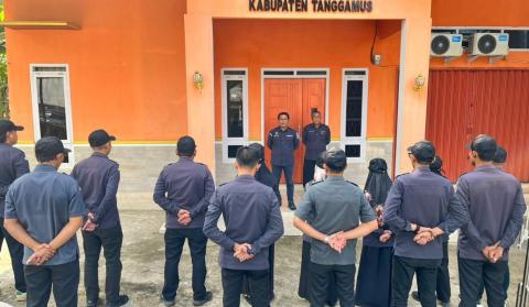 Apel Rutin Senin, Bawaslu Tanggamus Perkuat Disiplin dan Profesionalisme Pengawasan