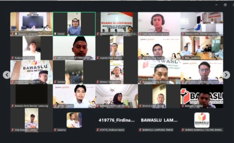 Bawaslu Tanggamus Ikuti Sosialisasi Pelaksanaan P2P Tahun 2026 untuk Perkuat Pengawasan Partisipatif