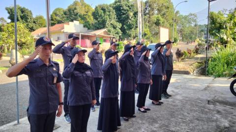Awali Pekan dengan Semangat dan Doa, Bawaslu Tanggamus Gelar Apel Rutin Senin
