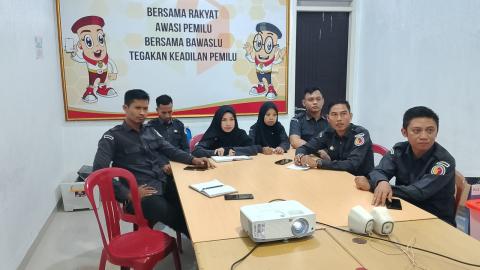 Bawaslu Kabupaten Tanggamus Ikuti Rapat Kesiapan Orientasi PPPK Bawaslu Provinsi Lampung