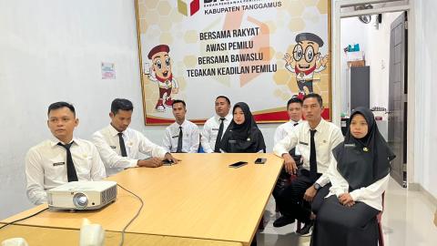 Bawaslu Kabupaten Tanggamus Ikuti Pembukaan Orientasi PPPK Bawaslu se-Provinsi Lampung