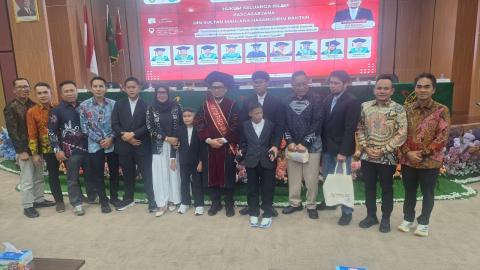 Ketua Bawaslu Kabupaten Tanggamus Hadiri Sidang Terbuka Promosi Doktor Ketua Bawaslu Provinsi Banten
