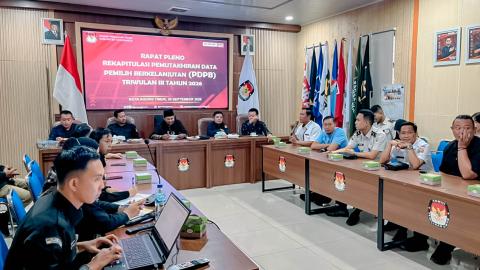 Bawaslu Tanggamus Kawal Rekapitulasi DPB Triwulan III, Dorong Data Pemilih Akurat Menuju Pemilu 2029