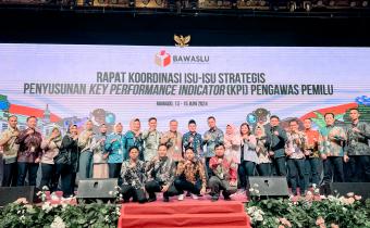 Najih Mustofa Hadiri Rapat Koordinasi Isu-Isu Strategis Penyusunan Key Performance Indicator (KPI) Pengawas Pemilu