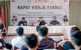 Satukan Persepsi, Bawaslu Tanggamus Laksanakan Rakernis Penyelesaian Sengketa Proses Pemilihan Tahun 2024