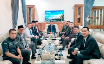 Bawaslu Tanggamus Hadiri Ramah Tamah Forkopimda Jelang Apel Renungan Suci HUT ke-80 RI