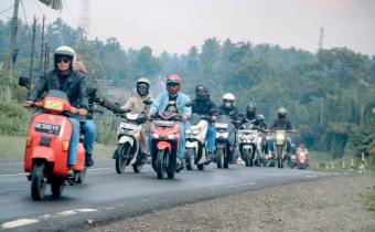 Bawaslu dan KPU Provinsi Lampung Gelar “Fun Ride” dalam Semangat Kebersamaan Peringati HUT ke-80 RI