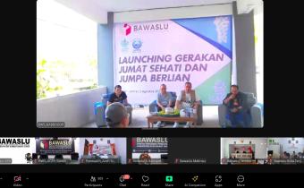 Bawaslu Tanggamus Dukung Launching Gerakan Jum’at Sehati dan Jumpa Berlian