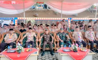 Bawaslu Tanggamus Hadiri Apel Besar Hari Pramuka ke-64
