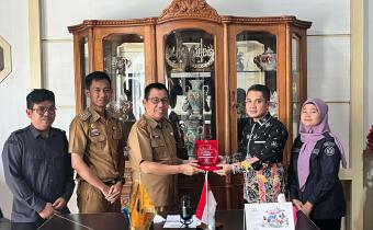 Bawaslu Kabupaten Tanggamus Lakukan Audiensi dengan Sekretaris Daerah Kabupaten Tanggamus