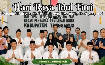 Bawaslu Kabupaten Tanggamus Ucapkan Selamat Hari Raya Idul Fitri 1446 H
