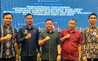 Anggota Bawaslu Tanggamus Hadiri Kegiatan Persiapan Penyusunan Laporan Pertanggungjawaban di Bandar Lampung