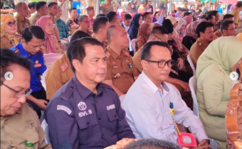 Bawaslu Kabupaten Tanggamus Hadiri Peresmian Taman Kota Ir. Soekarno di Kotaagung
