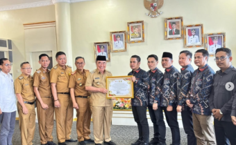 BAWASLU TANGGAMUS LAKUKAN AUDIENSI DENGAN BUPATI TANGGAMUS, PERERAT SINERGI KELEMBAGAAN