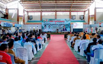 Bawaslu Tanggamus Hadiri Penutupan PORKAB 2025, Dukung Sportivitas dan Pengembangan Generasi Muda