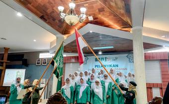 Bawaslu Tanggamus Hadiri Pelantikan PC Fatayat NU Masa Khidmah 2025–2030