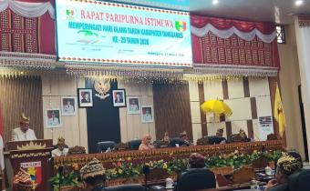 Anggota Bawaslu Tanggamus Hadiri Rapat Paripurna Istimewa HUT ke-29 Kabupaten Tanggamus