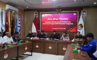 Anggota Bawaslu Kabupaten Tanggamus Hadiri FGD Penataan Dapil dan Alokasi Kursi DPRD Kabupaten Tanggamus untuk Pemilu 2029