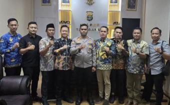 Bawaslu Kabupaten Tanggamus Audiensi dengan Kapolres Tanggamus Bahas Penguatan Pengawasan Non-Tahapan