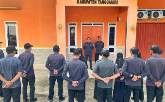 Apel Rutin Senin, Bawaslu Tanggamus Perkuat Disiplin dan Profesionalisme Pengawasan