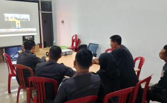 Bawaslu Kabupaten Tanggamus Ikuti Rapat Kesiapan Orientasi PPPK Bawaslu Provinsi Lampung