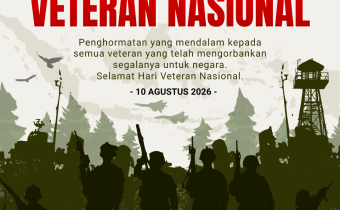 Bawaslu Kabupaten Tanggamus Ucapkan Selamat Hari Veteran Nasional 2026