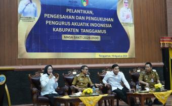 Ketua Bawaslu Tanggamus Hadiri Pelantikan dan Pengukuhan Pengurus Akuatik Indonesia Masa Bakti 2026–2030