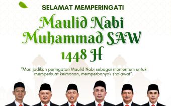 Bawaslu Tanggamus: Meneladani Akhlak Rasulullah SAW, Menguatkan Persaudaraan dan Kepedulian