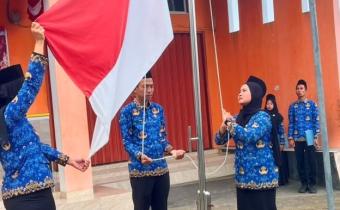 Bawaslu Tanggamus Gelar Upacara HUT ke-81 RI, Kobarkan Semangat Pengabdian dan Demokrasi