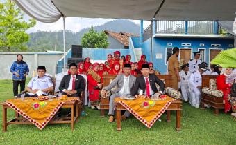 Semarak HUT ke-81 RI, Bawaslu Tanggamus Perkuat Sinergi dan Semangat Kebangsaan di Kecamatan Semaka