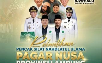 Bawaslu Tanggamus Ucapkan Selamat atas Pelantikan PSNU Pagar Nusa Lampung